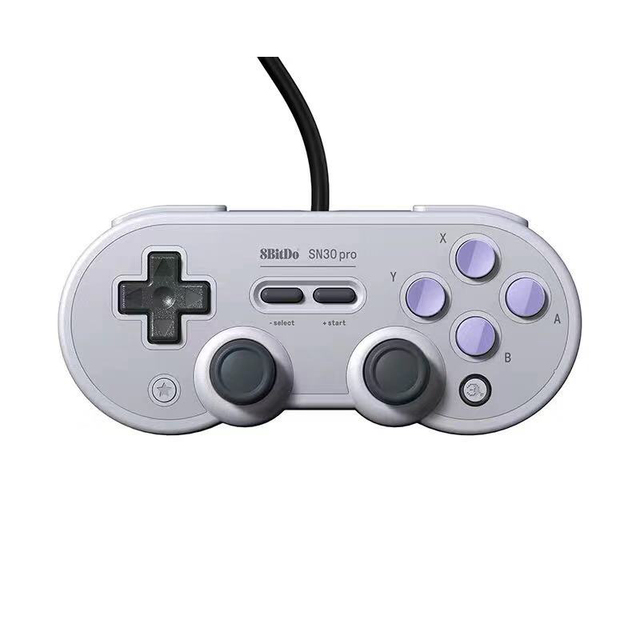 Controle Remoto Super Nintendo SNES SN30 Pro 8BitDo Branco