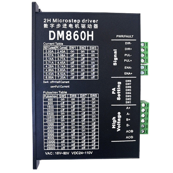 Driver Micro-Passo Digital para Motor de Passo DM860H 8.0A