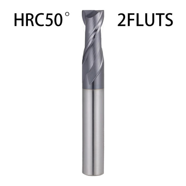 Fresa de Topo 90° 2 Facas 3 x 3,0 mm Metal Duro HRC50 AlTiN