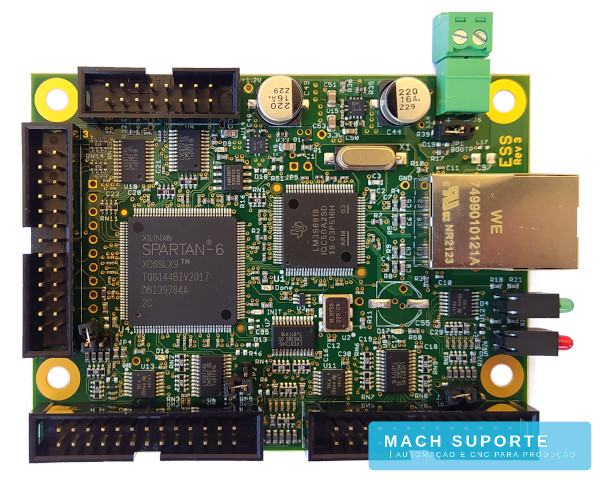 Interface Placa Controladora CNC Porta Ethernet ESS até 6 Eixos para Mach3 / Mach4