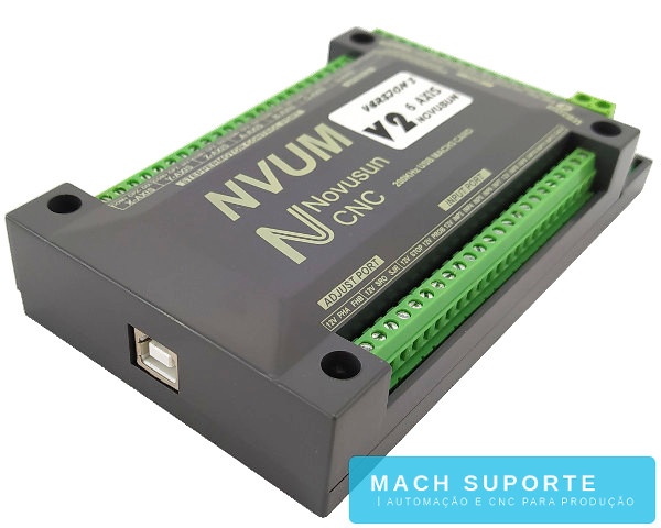 Interface Placa Controladora CNC Porta USB 6 Eixos NVUM V2 para Mach3